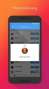Unfollow for instagram 😎 screenshot 2