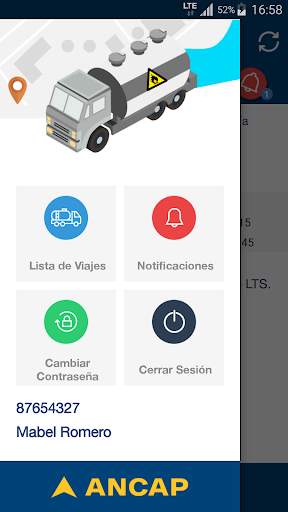 ANCAP Viajes camión screenshot 2