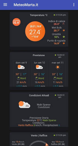 MeteoMarta.it screenshot 3