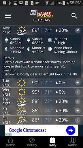 WLOX First Alert Weather screenshot 3