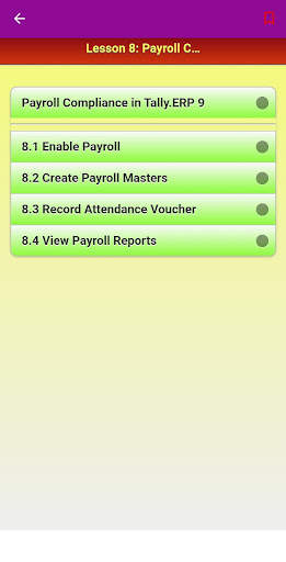 Full Tally Erp9 Course Offline screenshot 5