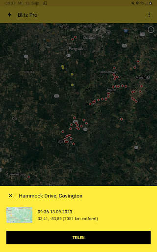 Mein Blitz-Tracker screenshot 5