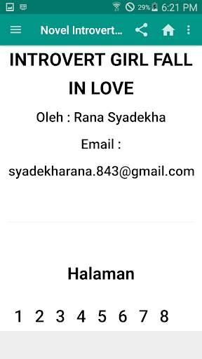 Novel Introvert Girl Fall in Love screenshot 2