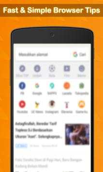 New UC Browser 2017 Fast Browser Tips screenshot 1