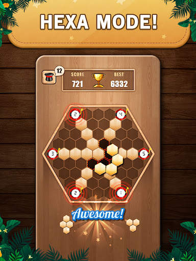 Wooden 100 Block Puzzle Game screenshot 14