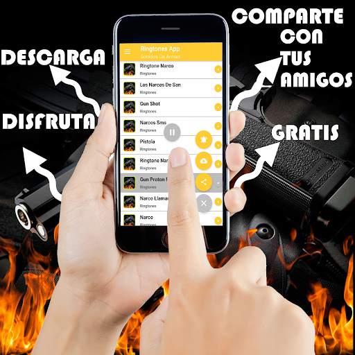 Tonos De Armas Para Mensajes screenshot 1