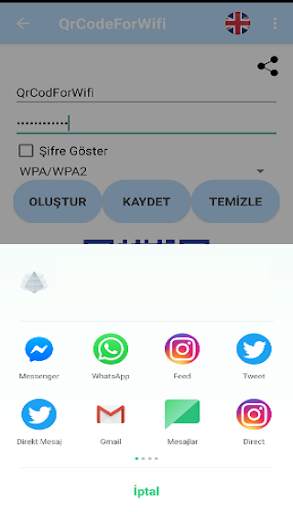 Qr Code Generate/Scan/Connection Wifi screenshot 4