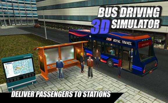 Bus Driving: 3D simulation screenshot 2