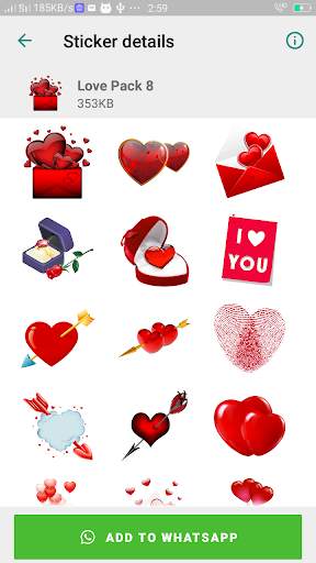 New Love Stickers 2020 - WAStickerApps screenshot 8