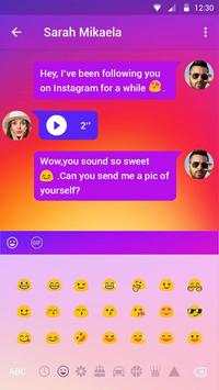 Rainbow Keyboard Theme for Instagram screenshot 7