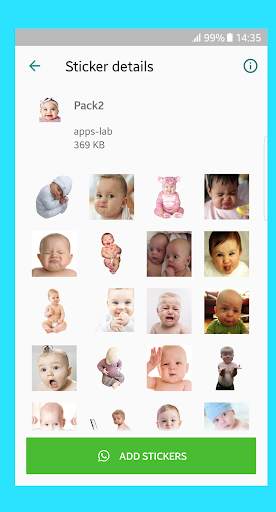 New Funny baby stickers 👶for WhatsApp screenshot 5