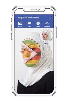 Flag on Face Photo Editor screenshot 2