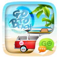GO SMS GO TO BEACH THEME