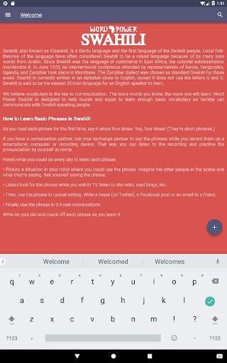 Word Power Swahili Free screenshot 19