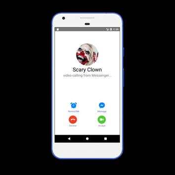 Scary Clown Video Call screenshot 2