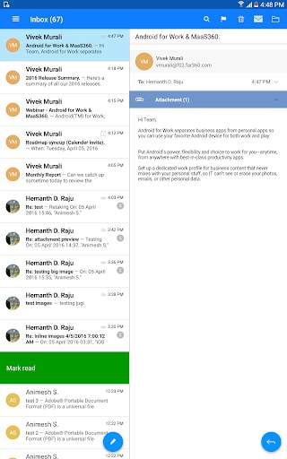 MaaS360 Mail screenshot 9