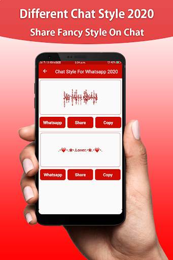 Chat Style : Stylish Font & Text for WhatApp 2020 screenshot 5