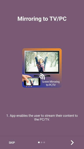 Screen mirroring Mobile to PC/TV 4 تصوير الشاشة