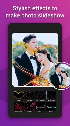 Wedding Photo Effect Video Maker with Music 2 تصوير الشاشة