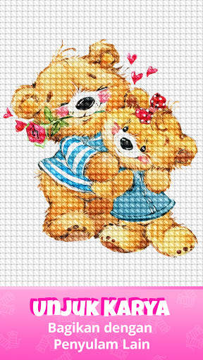 Cross Stitch Gold: Warna Dengan Nomor, Pola Jahit screenshot 8