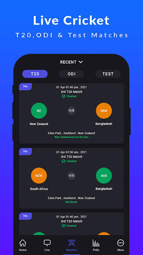 Live score - Cricket Live match and Cricket score screenshot 5