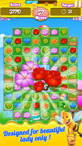 Flower Crush Match 3 - Blossom Legend Garden Games screenshot 4