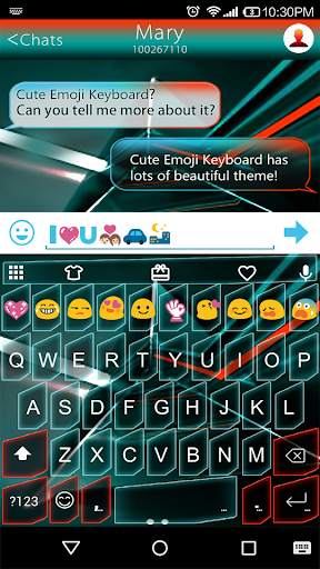 Dark Side Emoji Keyboard Theme स्क्रीनशॉट 1