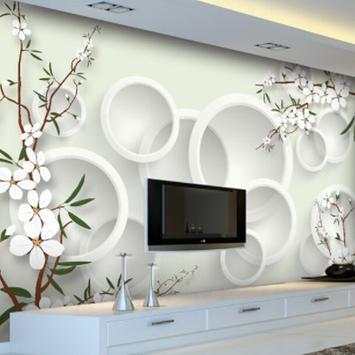 Wallpaper Wall Design Ideas screenshot 3