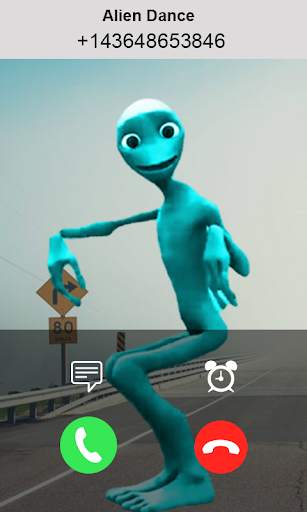 Damee Tu Cosita video call prank -Green Alien Call screenshot 3