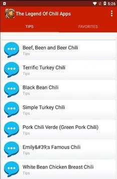 The Legend Of Chili Recipes screenshot 2