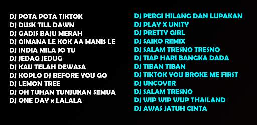 dj pota pota tiktok viral offline screenshot 1