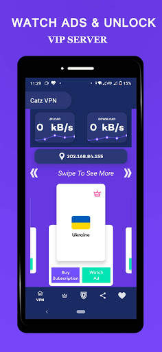 Catz VPN - Free VPN & Unlimited Proxy स्क्रीनशॉट 4