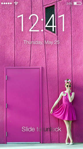 Girly Pink  App Lock 1 تصوير الشاشة