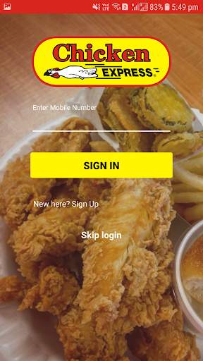 Chicken Express Mobile App screenshot 2