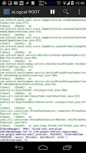 [ROOT] aLogcat screenshot 1