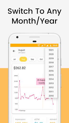 Dash: AdMob Earnings Dashboard скриншот 6