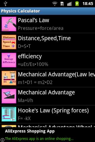 Physics Calculator screenshot 3