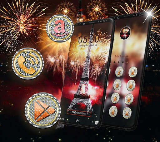 New Year Celebration Launcher Theme screenshot 3