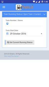 Train Running Status - Indian Railways screenshot 7