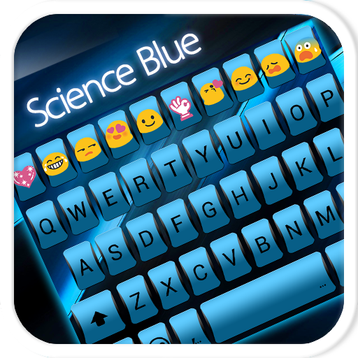 Science Blue Emoji Keyboard icon
