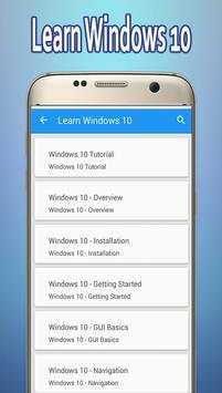 Learn Windows 10 screenshot 1