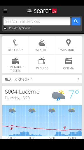 search.ch screenshot 2