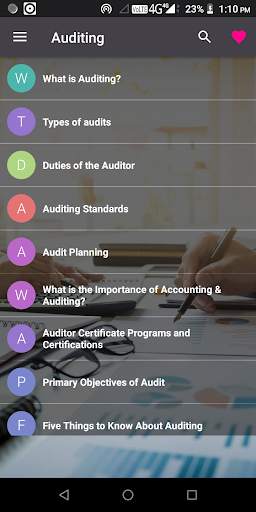 Auditing screenshot 3
