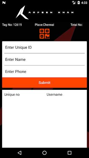 Registration App screenshot 1
