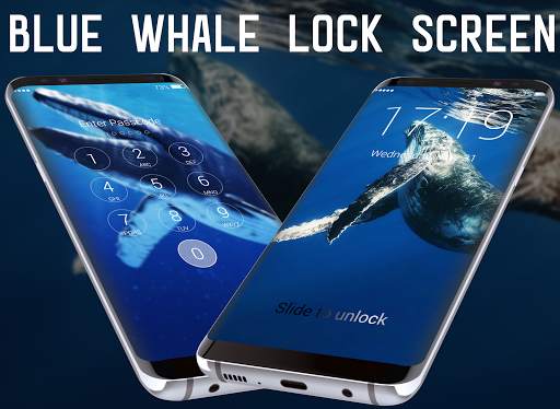 Blue Whale Lock Screen screenshot 1