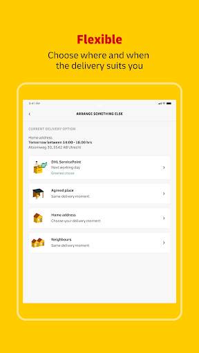 My DHL screenshot 11