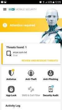 ESET Mobile Security O2 Edícia screenshot 2