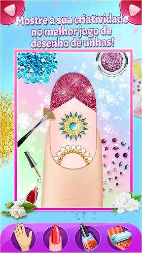 Salão de Unhas Decoradas Jogo screenshot 5