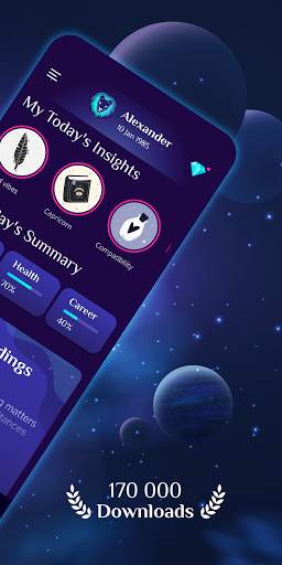 Stellium: horoskop, glücksrad, astrologie, star screenshot 2