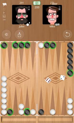 Backgammon Online screenshot 1